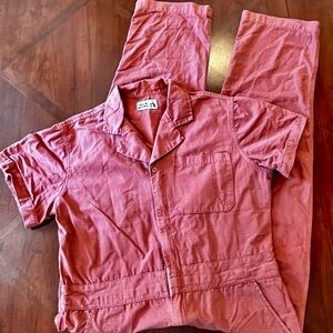 Hey Gang Burnt Orange Coveralls size 2